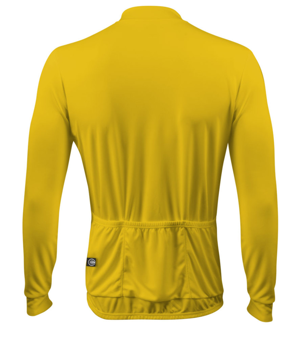Solid Color Cycling Jersey | Long Sleeve | Lightweight | Made in the USA