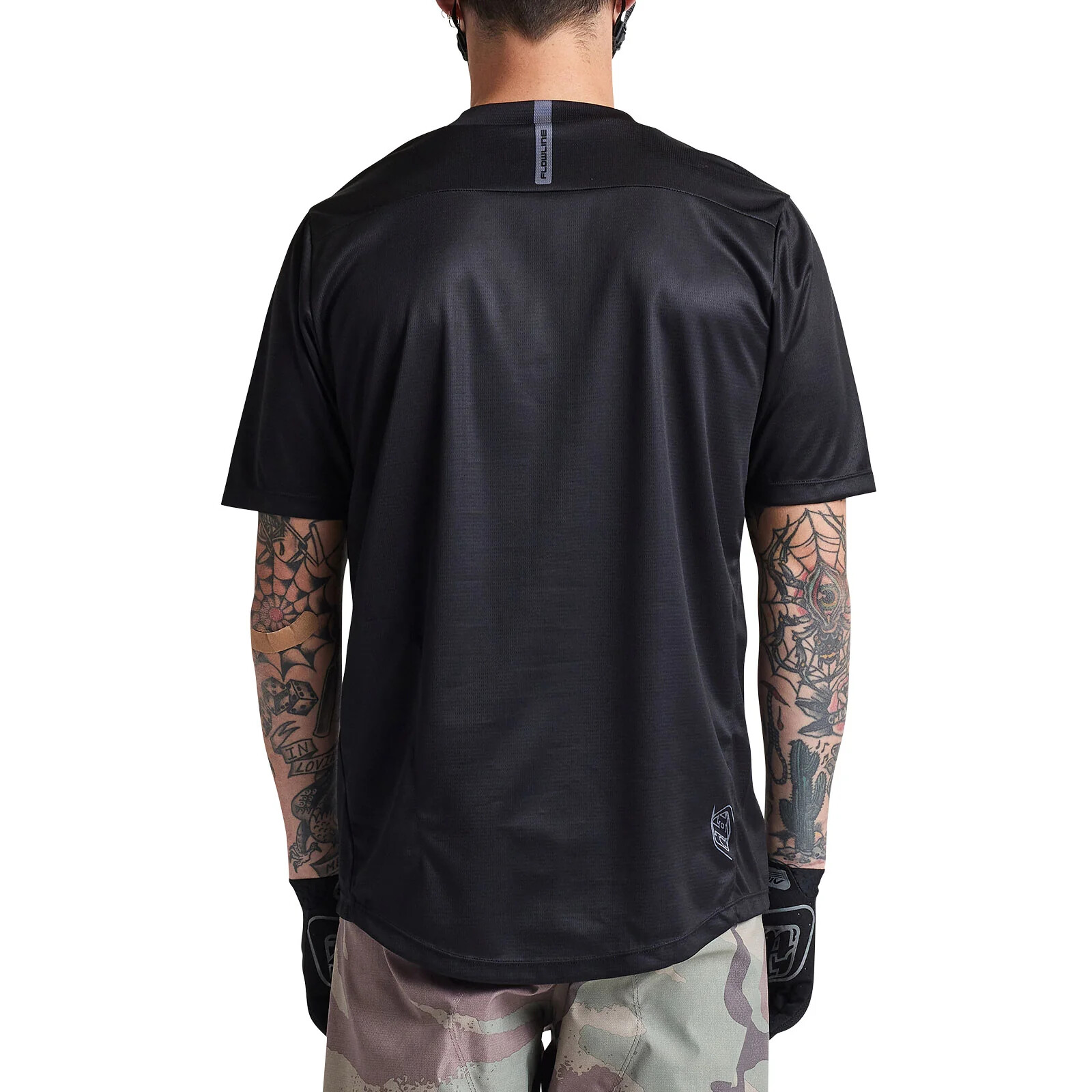Troy Lee Designs Flowline SS Solid Black Bike Jersey BMX/Downhill/MTB/Bicycle