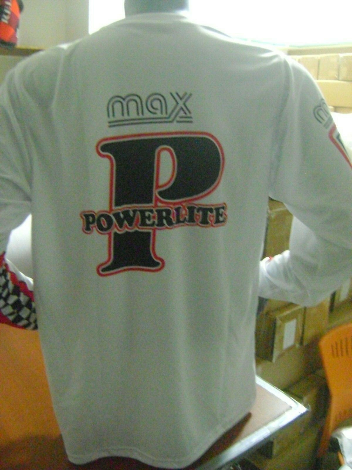 POWERLITE 2 OLD SCHOOL BIKE JERSEY CLASSIC BMX JERSEY BIKE SHIRT BMX VINTAGE L