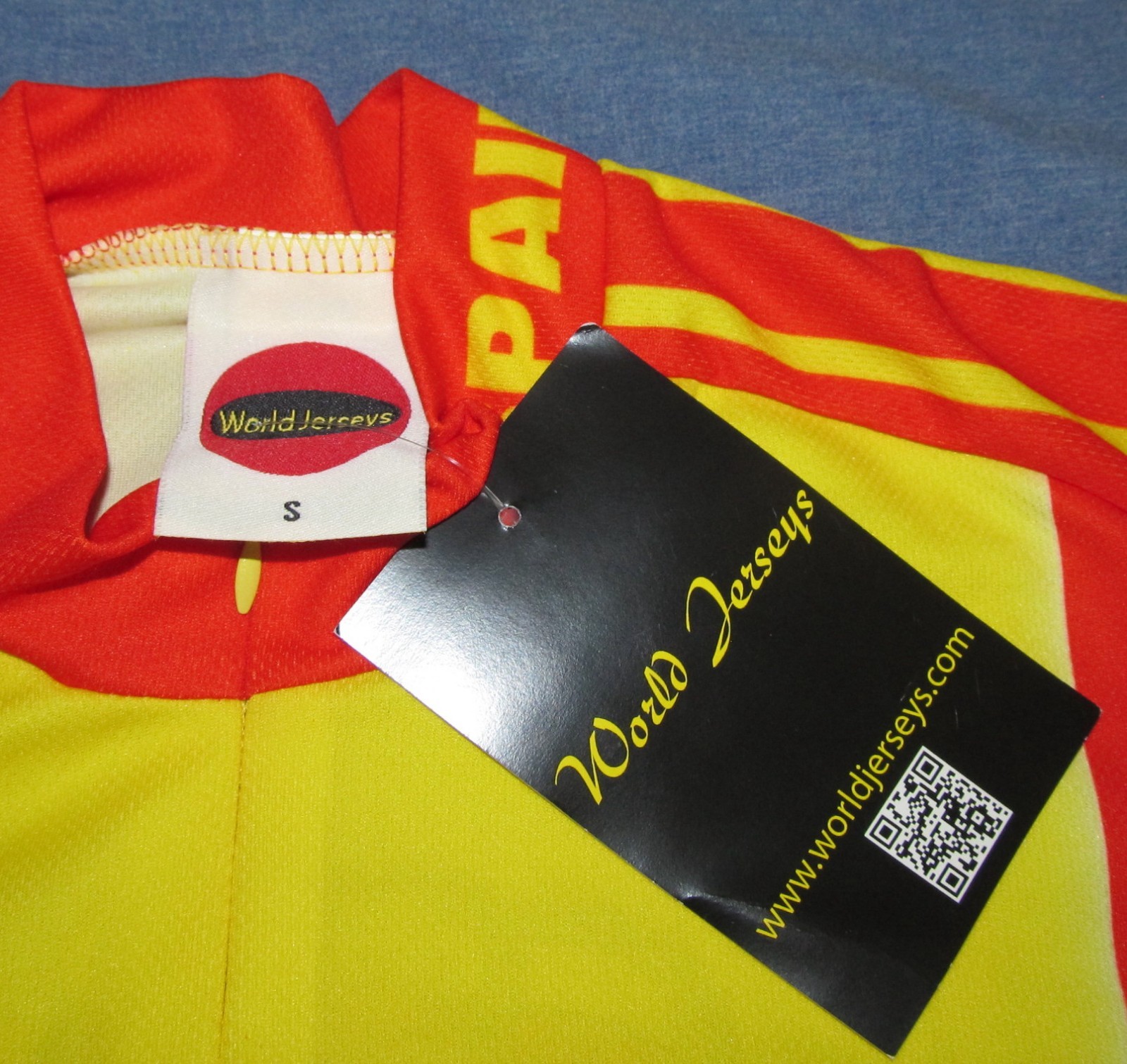 World Jerseys Espana Spain Cycling Jersey Size Small NWT New With Tags