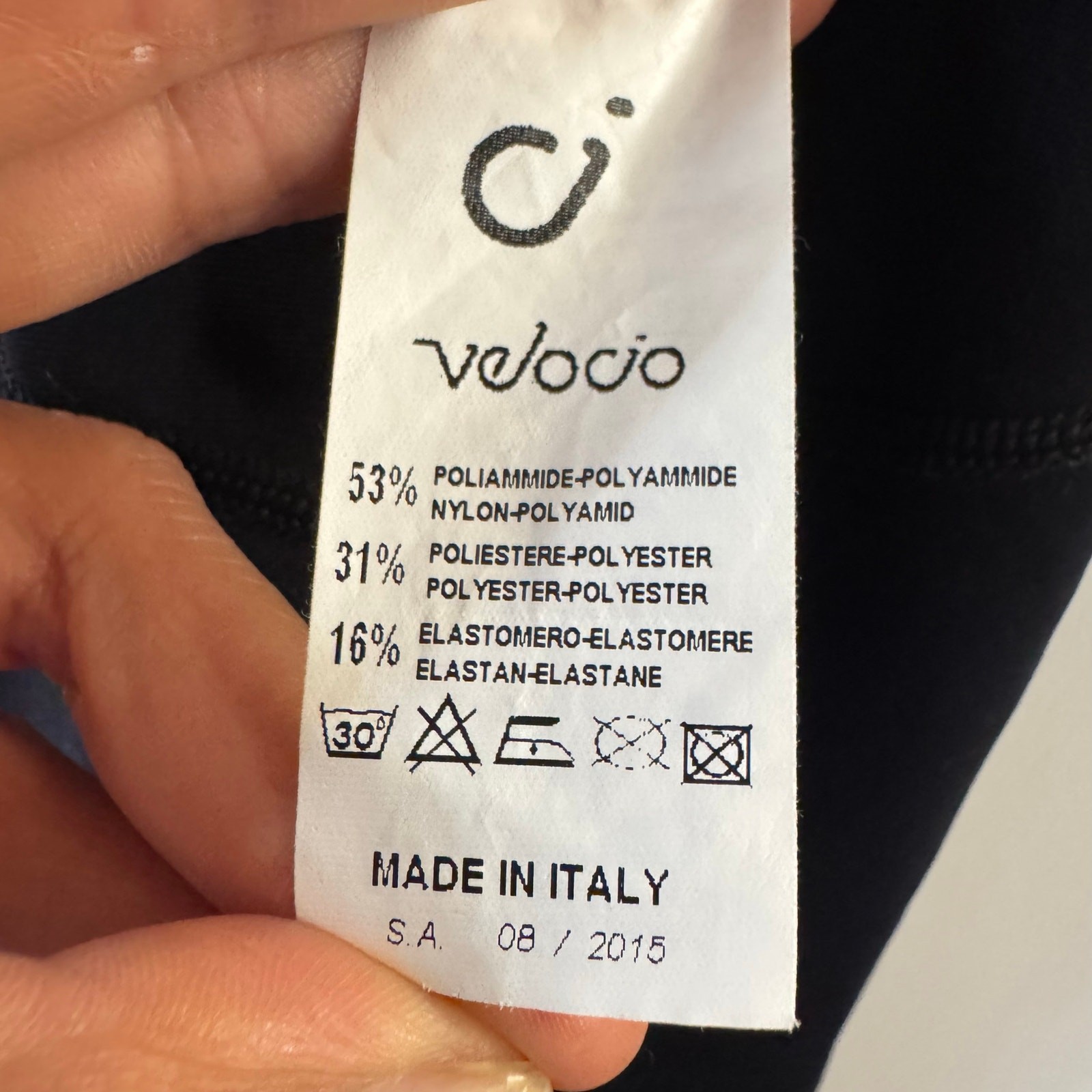 Velocio Helen Wyman Signature Recon Overpant Bib Black Size XS Made in Italy
