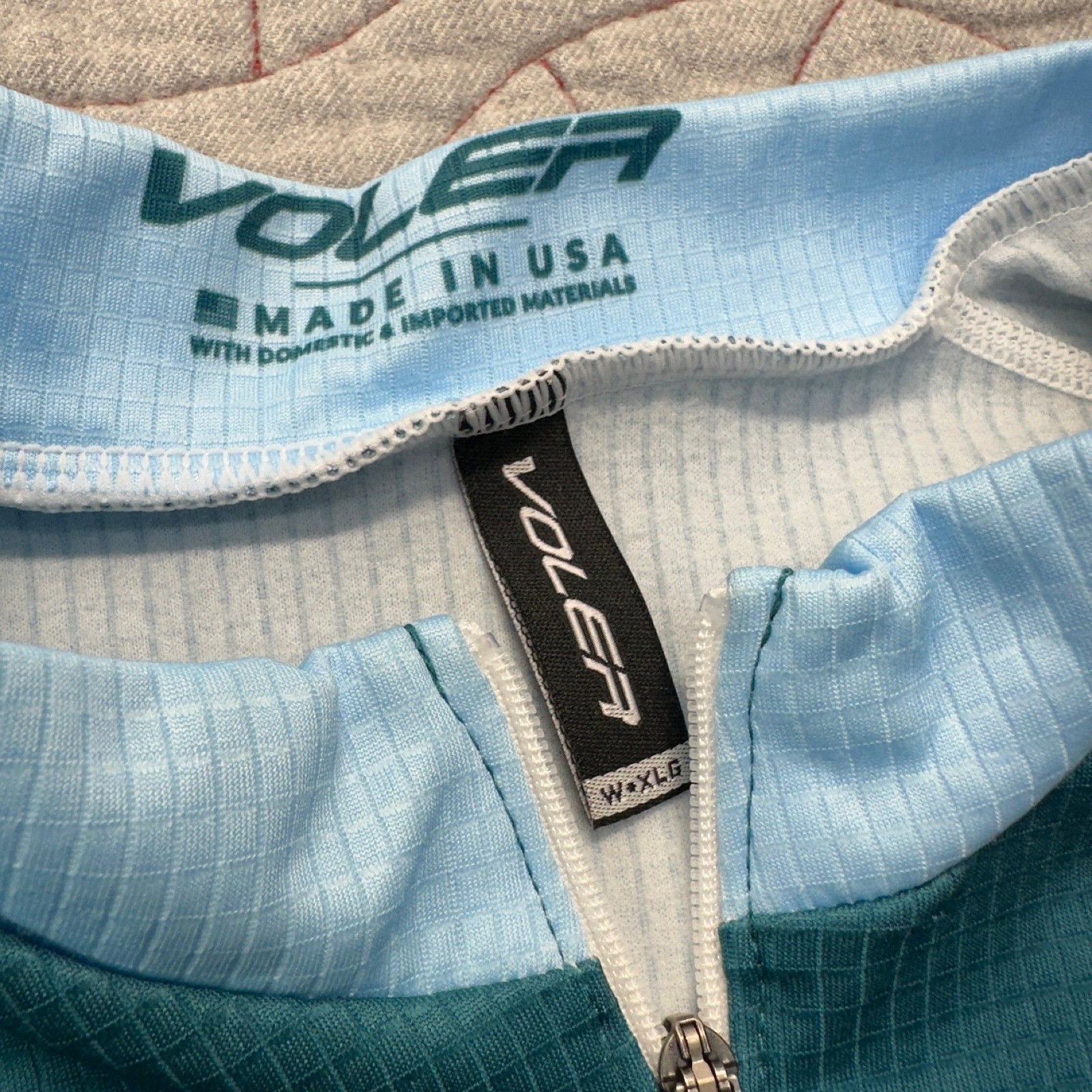 Voler Cycling Jersey Sapphire Blue LS Pro Race Zip Thermal / Women’s XL