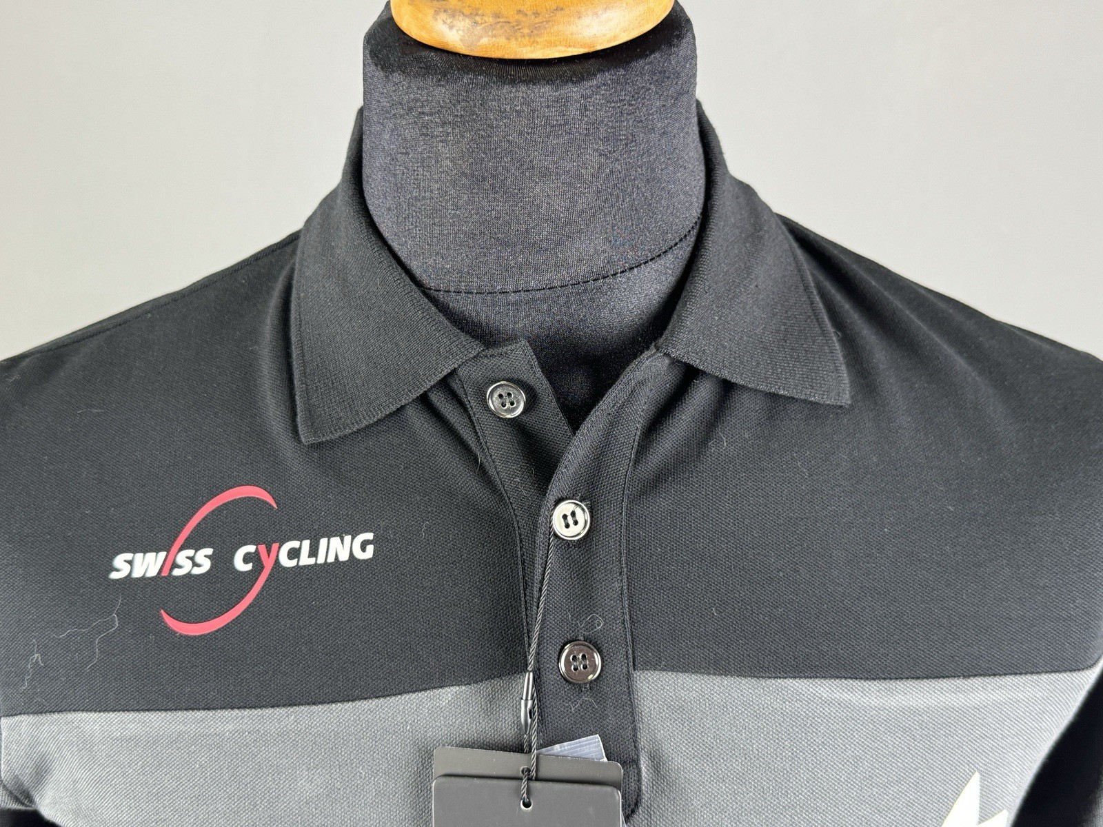 NWT ASSOS SIGNATURE OKK Team BMW Short Sleeve Swiss Cycling Polo Shirt Size S