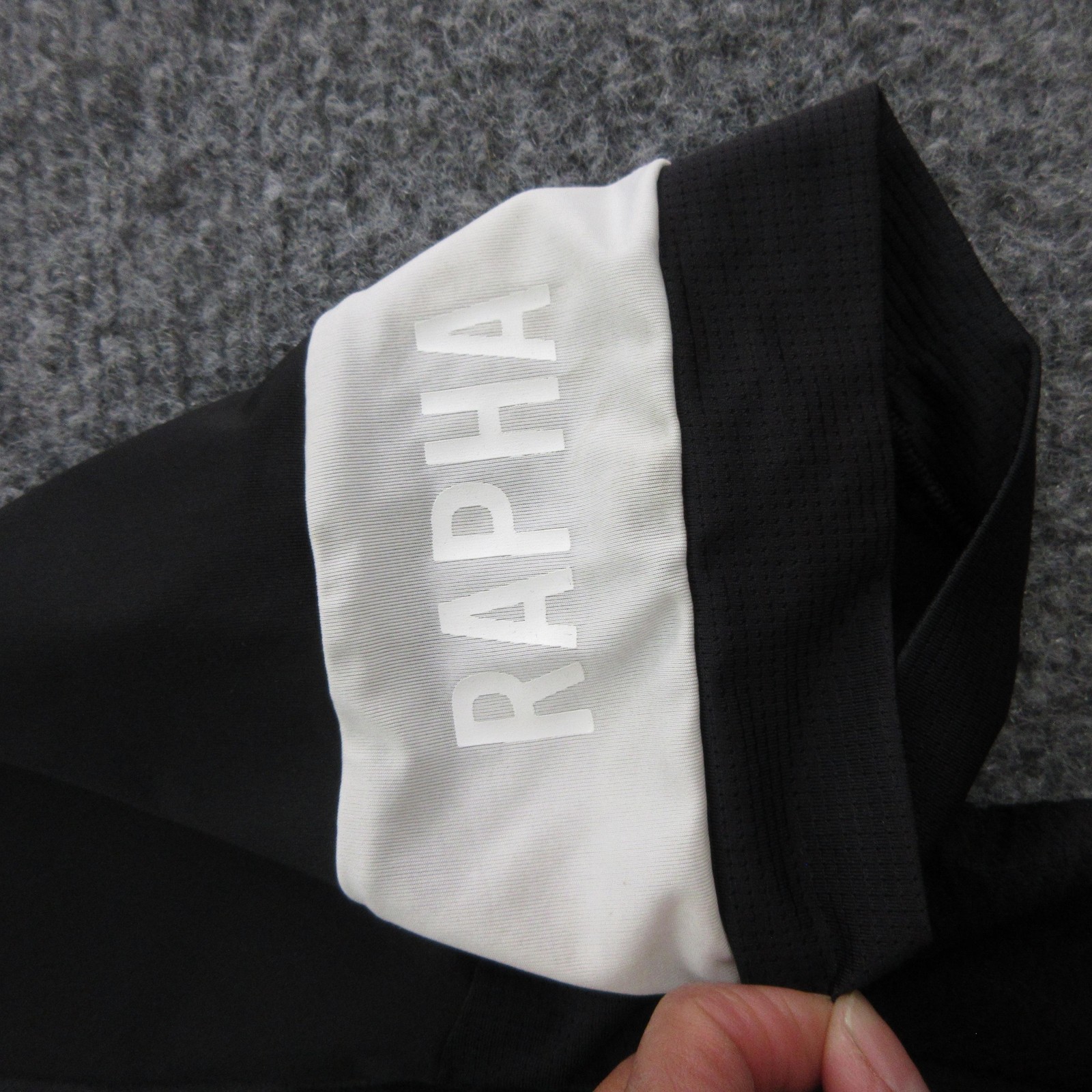 Rapha Pro Team Climbers Cycling Jersey Mens Medium Black Short Sleeve Full Zip