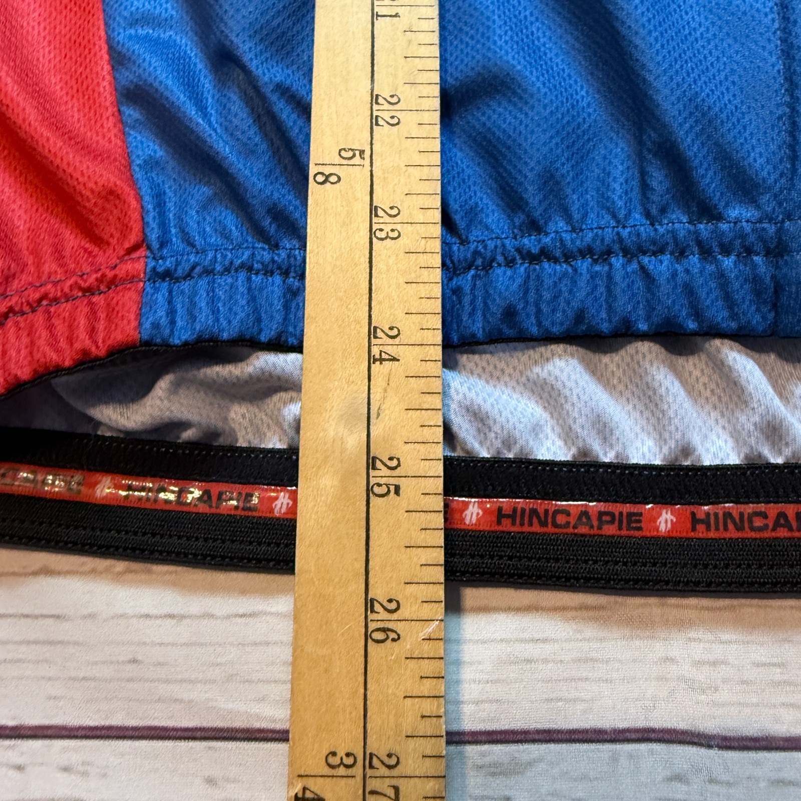 Ride the Rockies Colorado Cycling Jersey Shirt Blue Red by Hincapie Men’s Size L