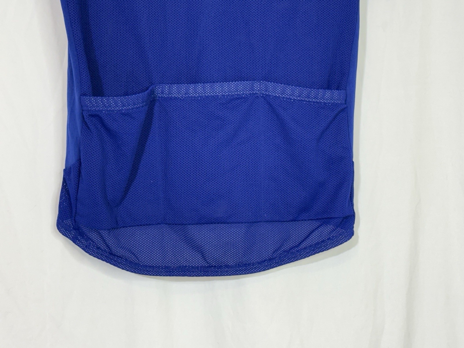 Pearl Izumi Mens Size L Technical Wear Cycling Jersey Blue Net Pockets 3/4 Zip