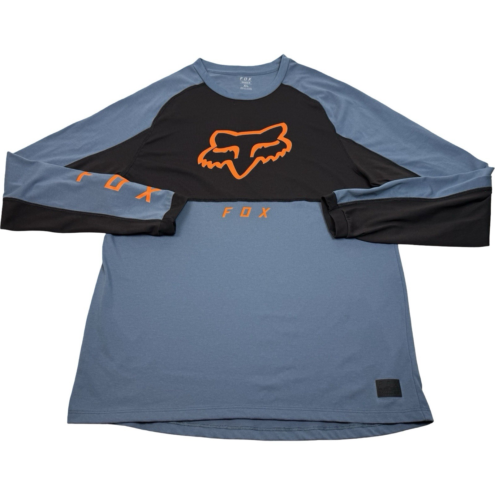 Fox Racing Ranger Men’s XL Dri-Release Fox Head Long Sleeve Jersey Blue Steel