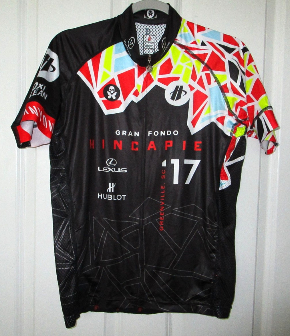 Hincapie Jersey Mens Cycling Full Zip Gran Fondo 17 Short Sleeves Size L