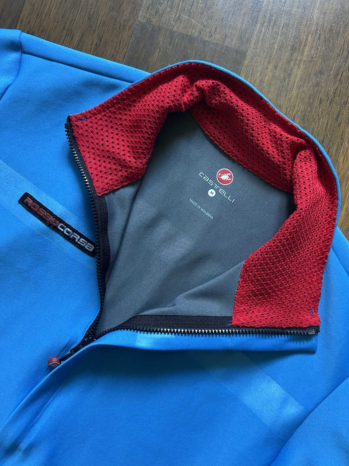 Castelli Running WindStopper Cycling Velo Jersey Polyester Shirt Men’s Size M