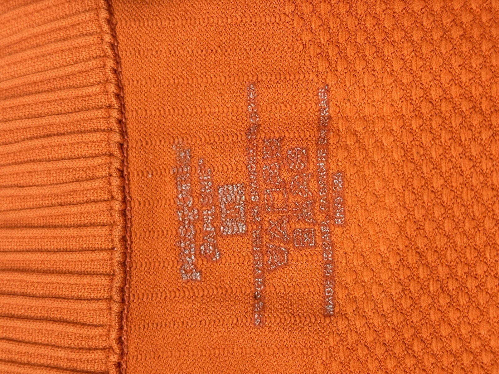 Patagonia Bike Jersey Women’s Medium Capilene Midweight Long Sleeve Orange