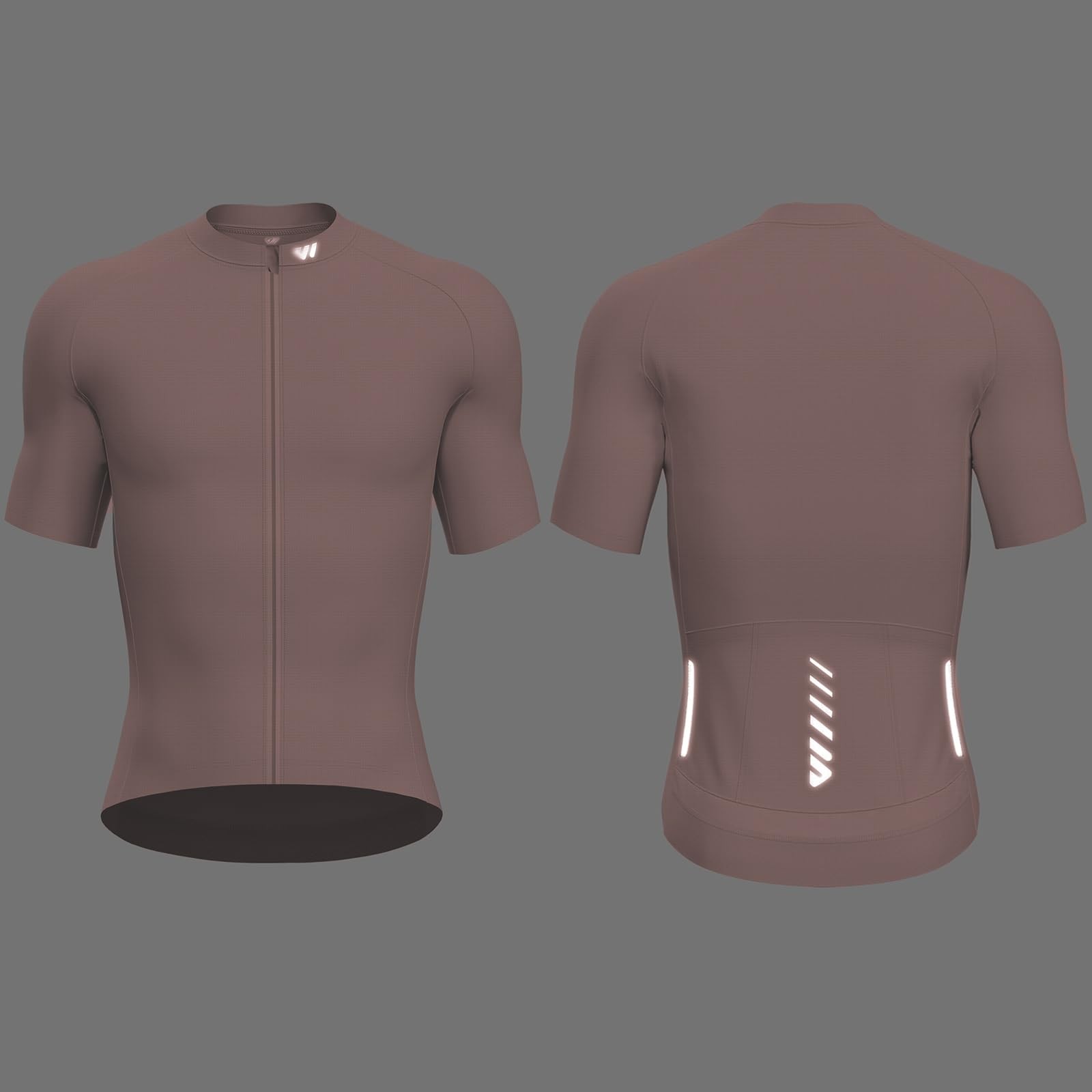 Lo.gas Men’s Cycling Jersey Short Sleeve Road Bike Shirt Quick Dry Pink L
