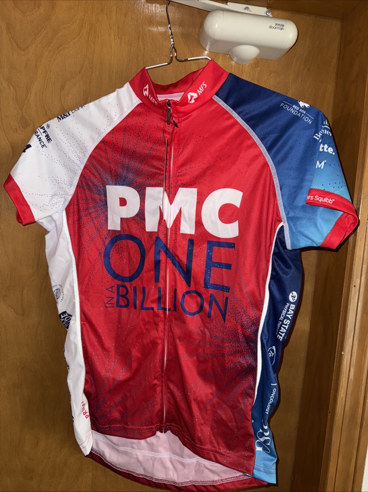 PRIMAL WOMEN PAN MASS CHALLENGE 2024 SPORT CUT RAGLAN JERSEY M(B74)