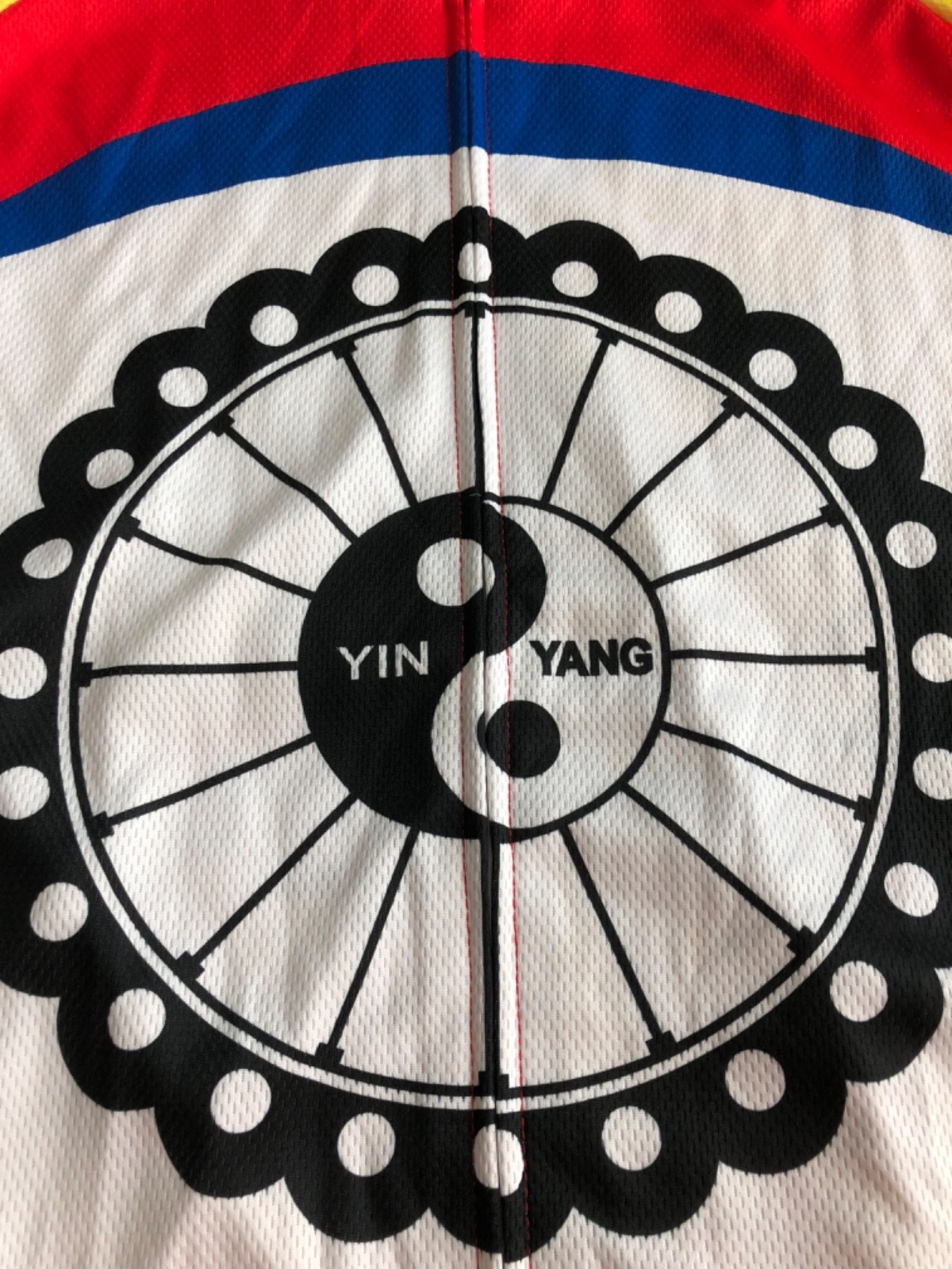 Cycling Jersey Zip Shirt Yin Yang Cycling Vietnam LiveStrong L