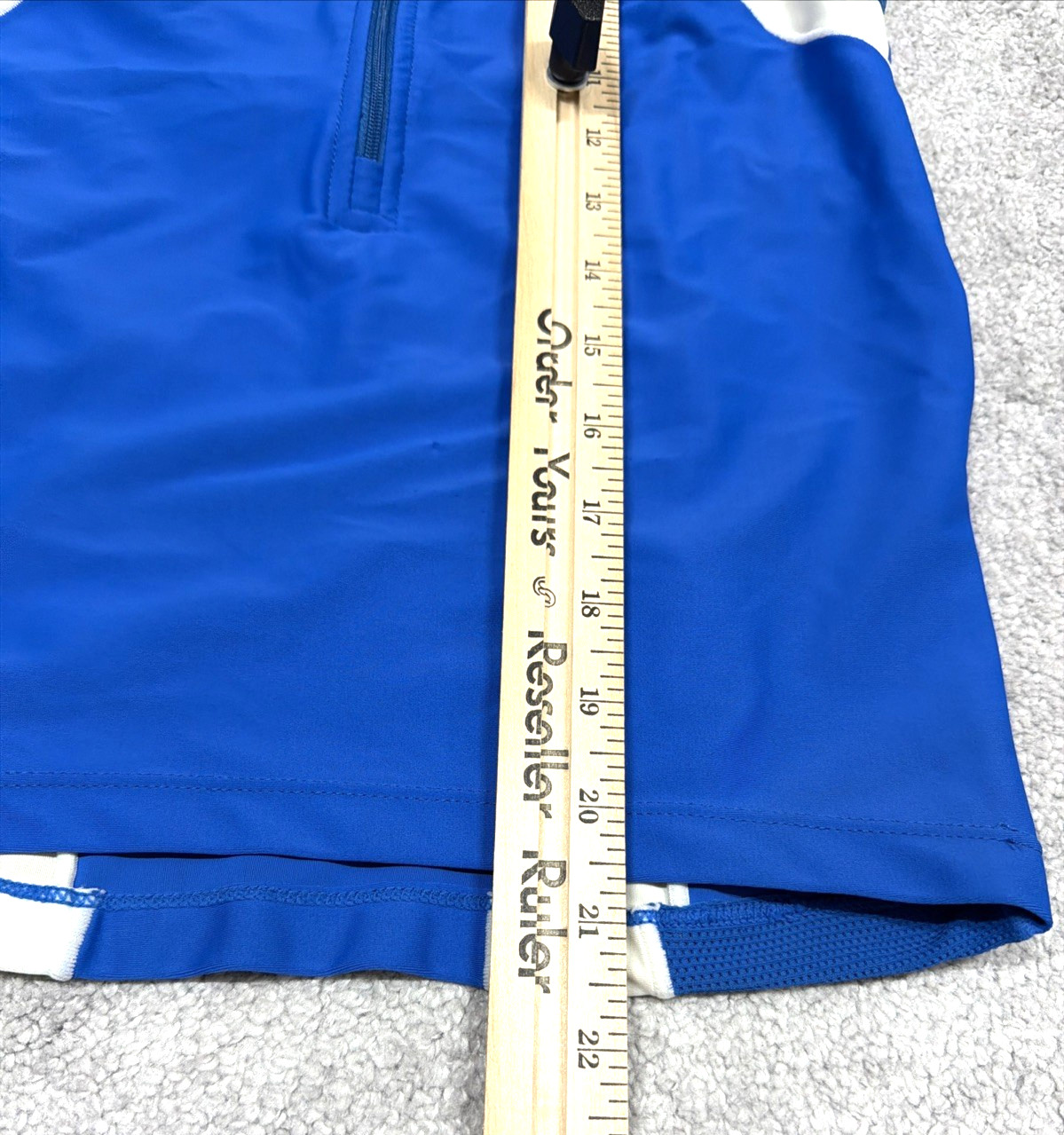 Zoot Triathlon Men’s Size Small Race Sleeveless Top Jersey Back Pockets Blue