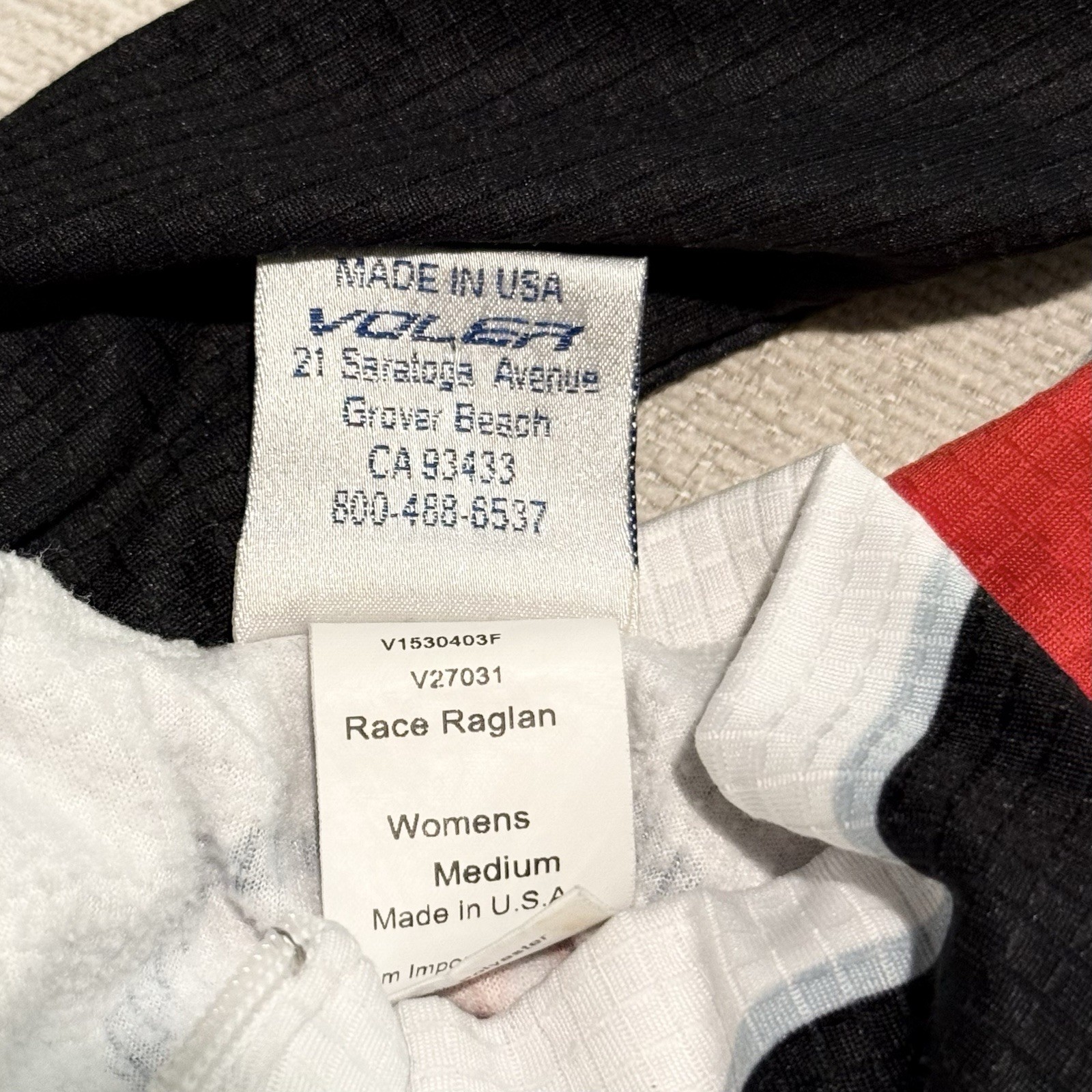 Voler SRAM Cycling Jersey Womens Medium White Pockets Full Zip World Bicycle
