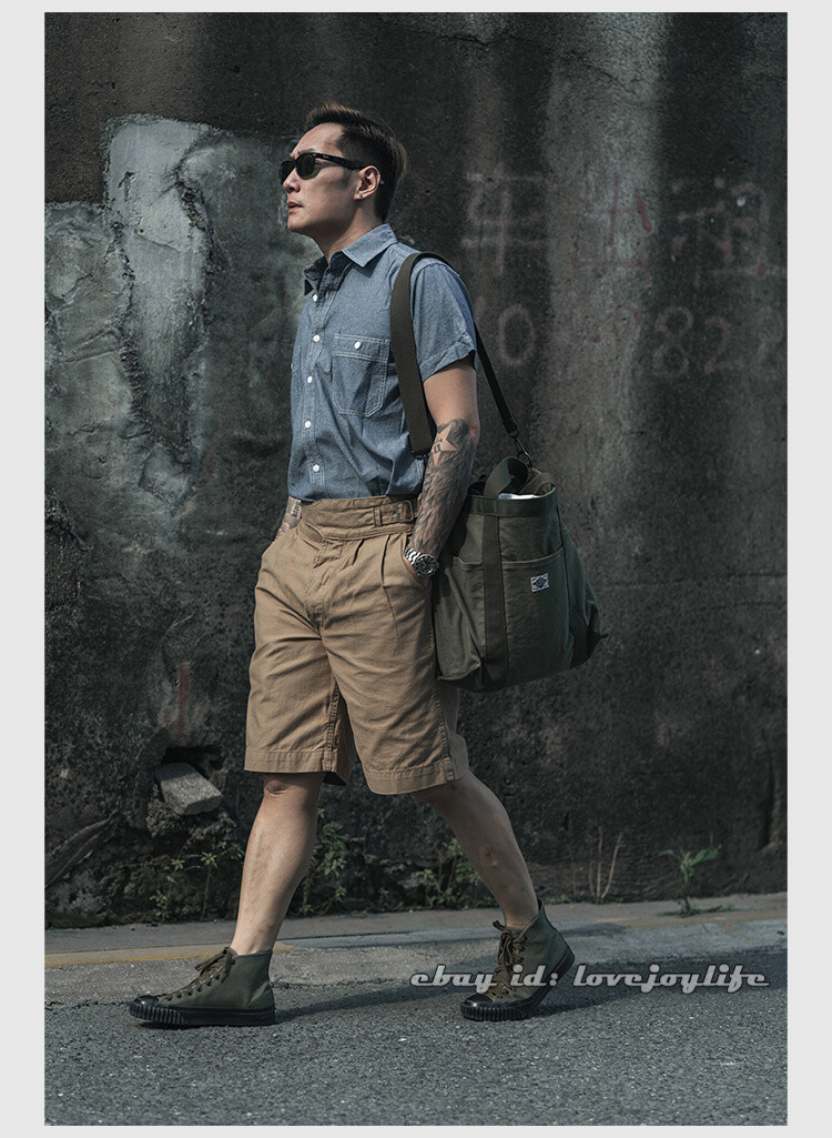 NON STOCK Chambray Short Sleeve Shirt Classic Men’s Regular Fit Workshirt Blue