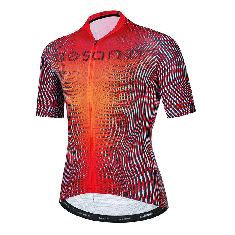 CESANTI Men Cycling Jersey Summer Non-slip Band Pro noctilucence Bike Clothing