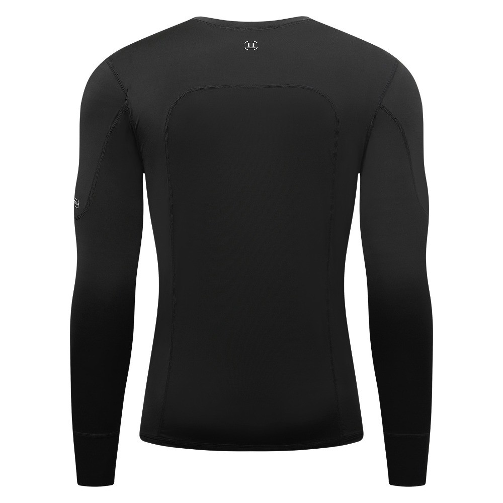 Fleece Lined Thermal Underwear Base Layer Top for Men Women Windproof Riding