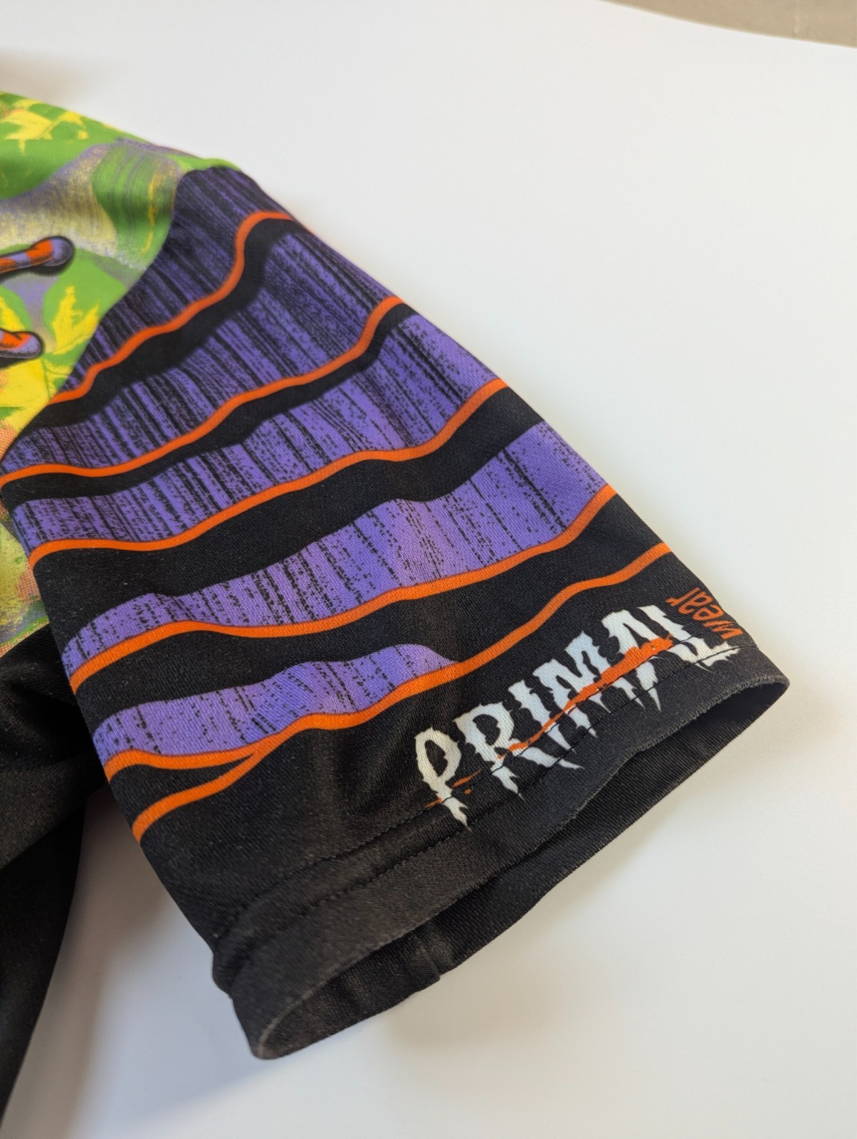 Vintage 90s Primal Wear FROG MTB Road Bike Cycling Jersey Size S/M, Shirt Trikot
