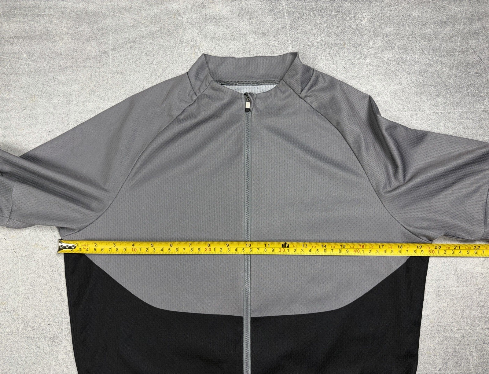 POC Essential XC Full Zip Tee Cycling Jersey Large Men’s Steel Gray
