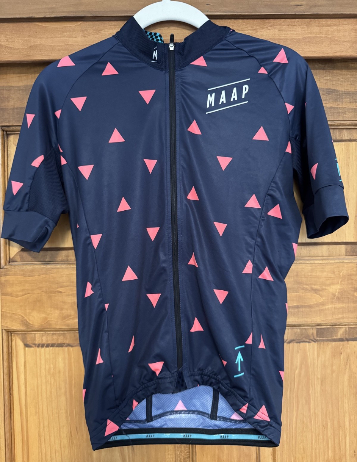 MAAP Cycling Jersey Short Sleeve Navy Blue Men’s XS Great Condition!