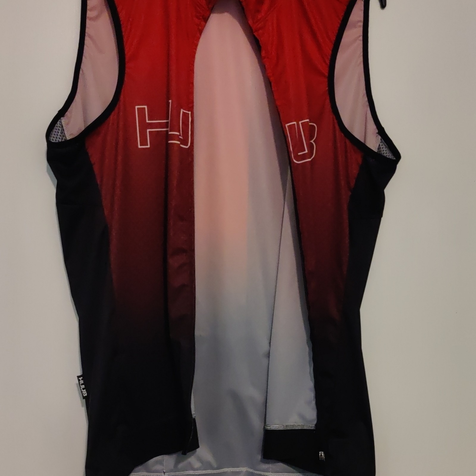 HUUB Cycling Windbreaker Vest Full Zip Size Large