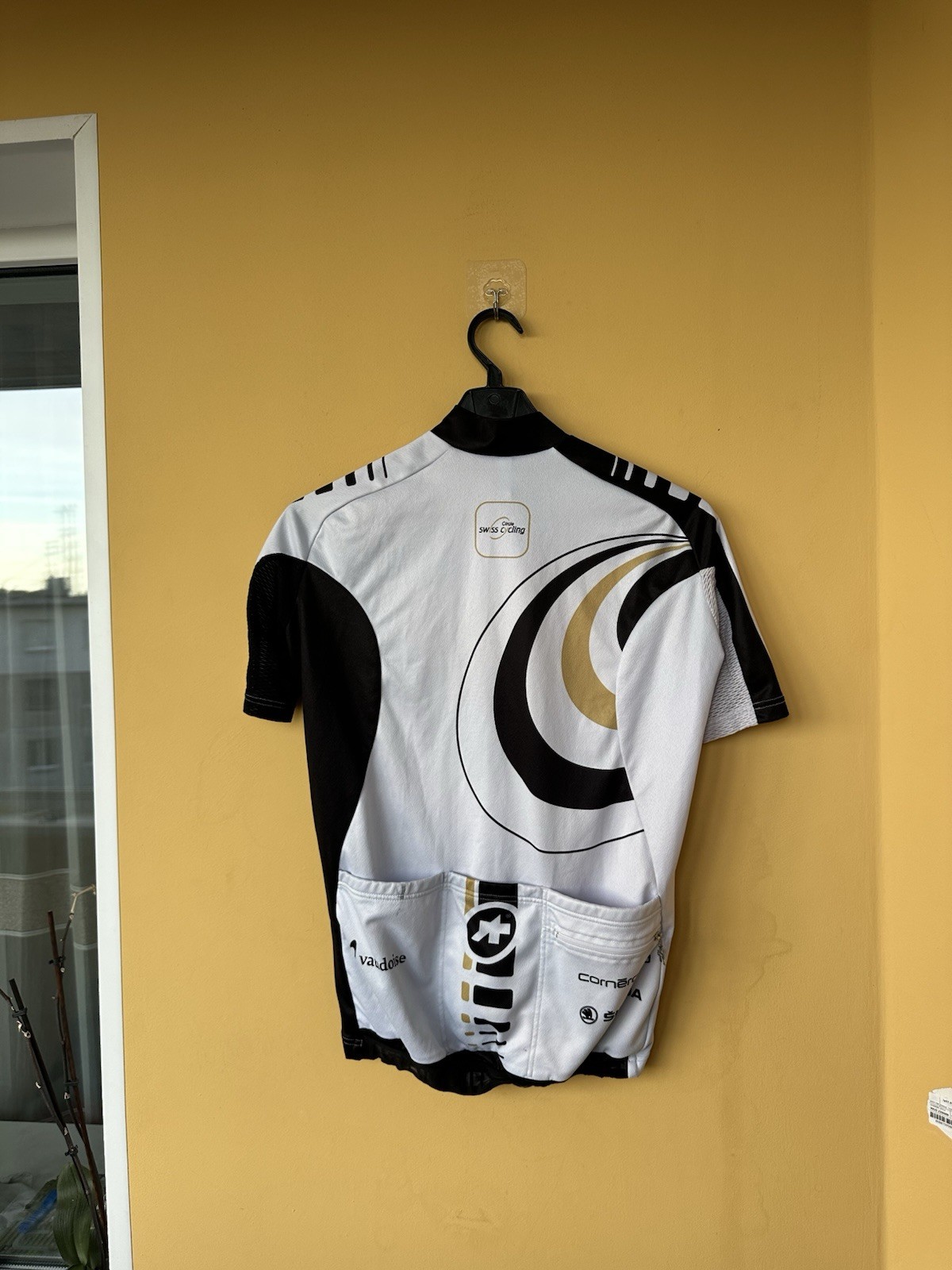 Assos Black Polyester Mesh Collared Short Sleeve Full-Zip Cycling Jersey S