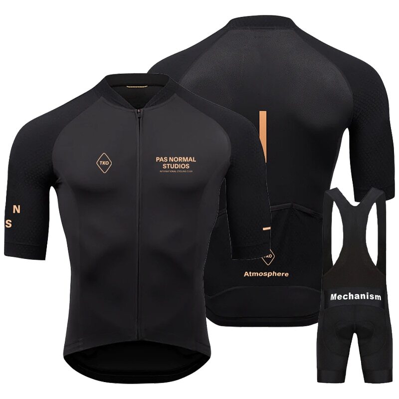 Men Summer Short Sleeve Cycling Jersey Set MTB Bicycle Wear Breathable