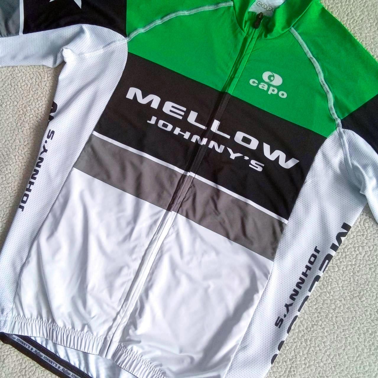 RARE Capo Mellow Johnny’s Bike Shop Cycling Jersey — Lance Armstrong — Size L