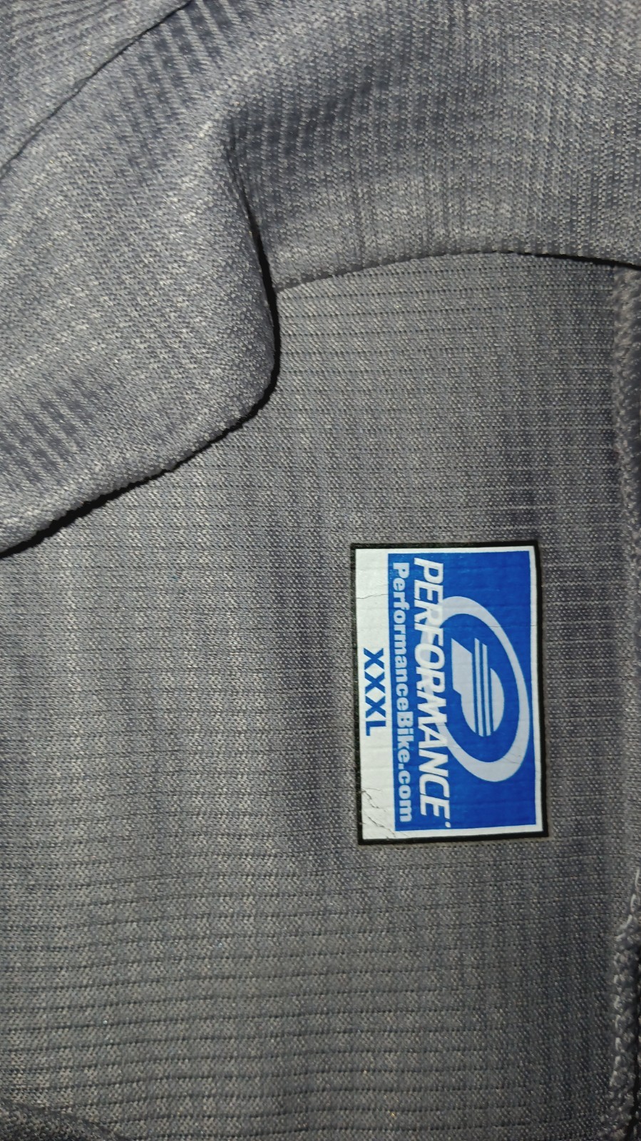 Performance Cycle Jersey Size XXXL Gray Shirt Zip Short Sleeve Adult Top