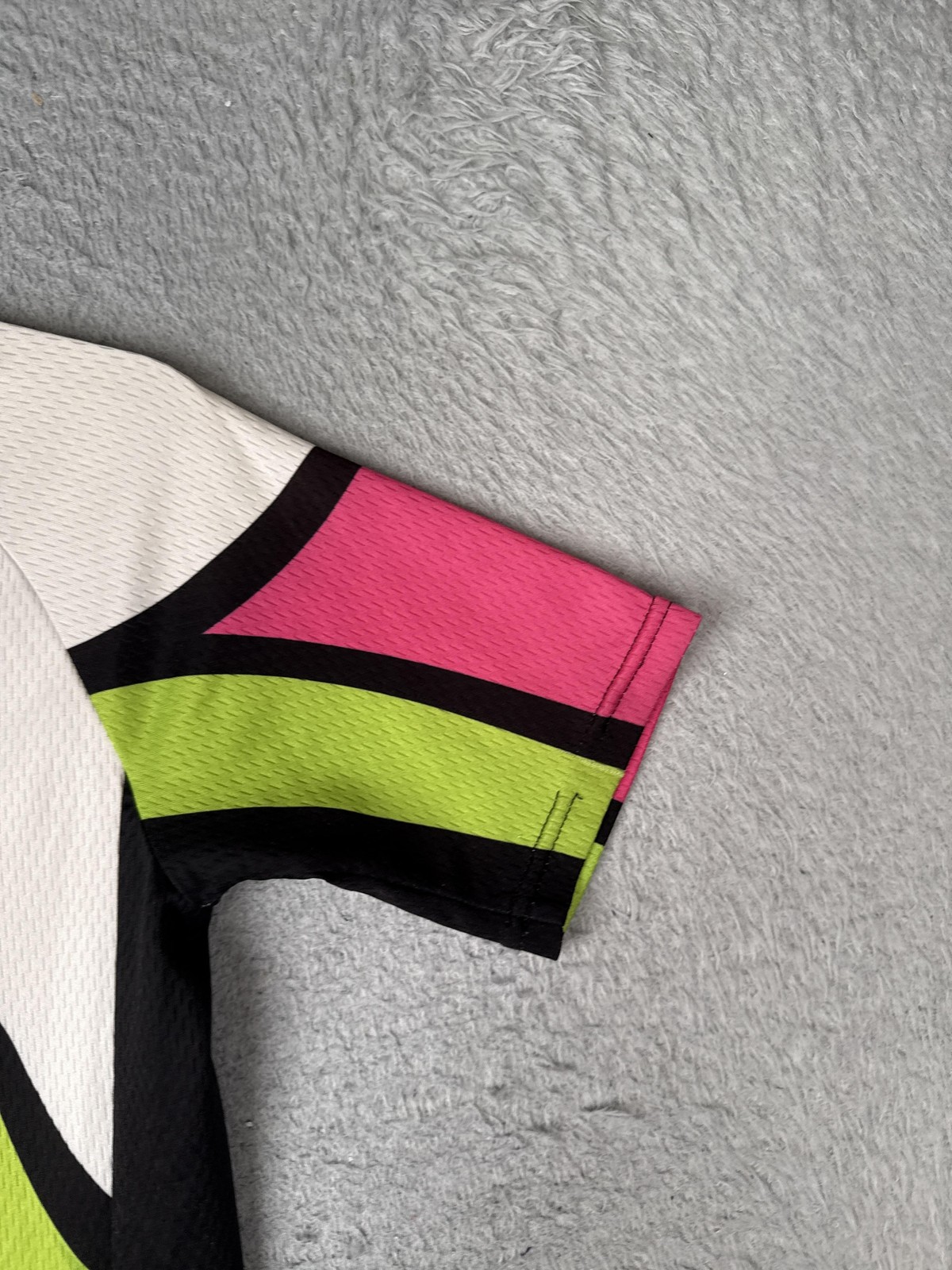 Zero Bike Cycling Jersey Womems Small Multicolor Full Zip Short Sleeve Pockets