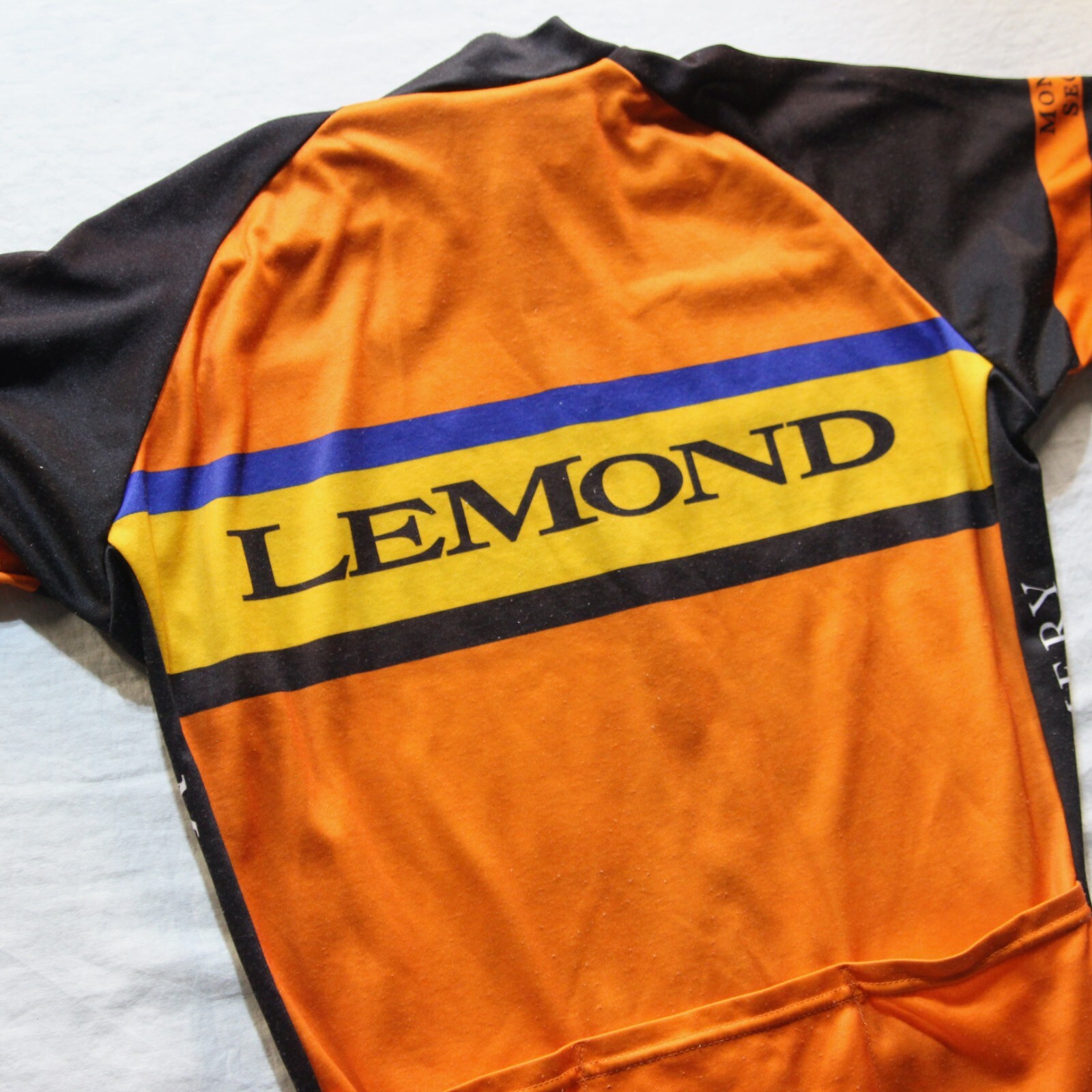 VTG Greg Lemond Cycling Team Road Bike Jersey USPS Stamp Montgomery Bell Shirt L
