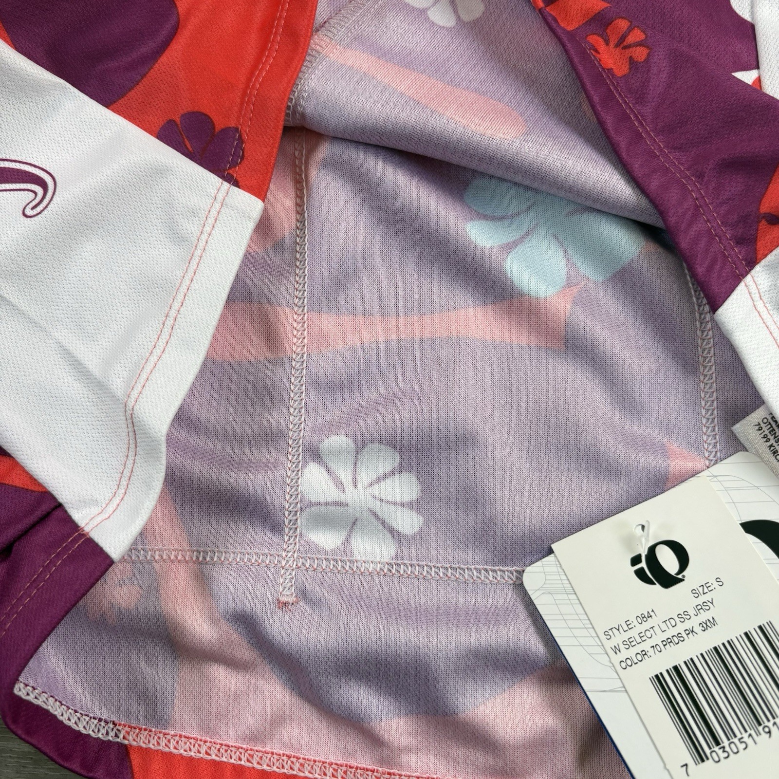 IP Pearl Izumi Womens Small Limited Select Series Bicycle Jersey Back Pocket
