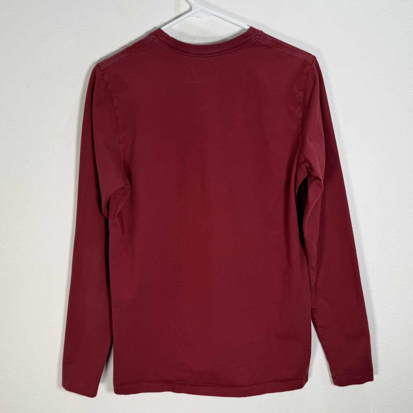 RAPHA T-shirt Men’s Trail Long Sleeve Cotton Tee Sz Small Red Tee Cycling Bike