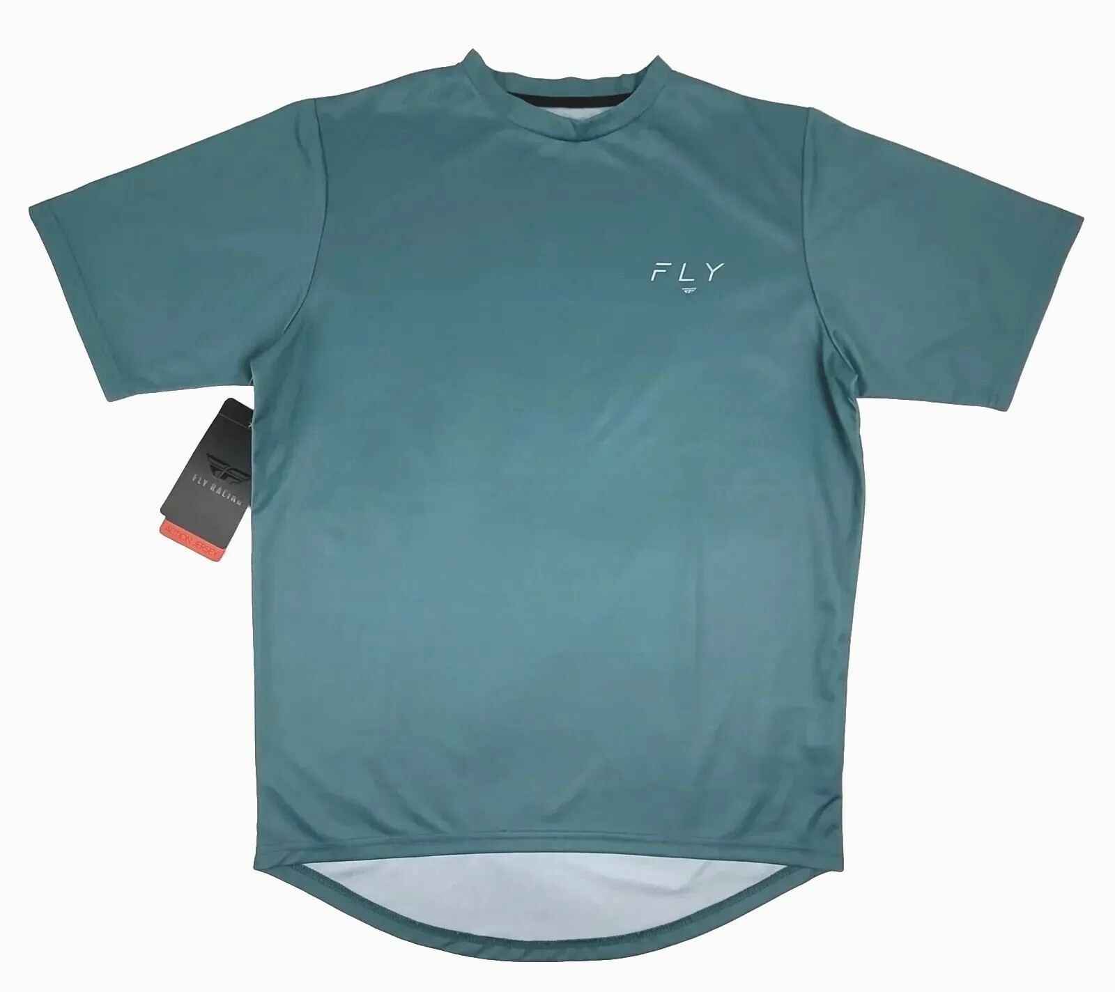 Fly Racing Men’s Action Mountain Bike Jersey Size Medium Evergreen MTB BMX MX