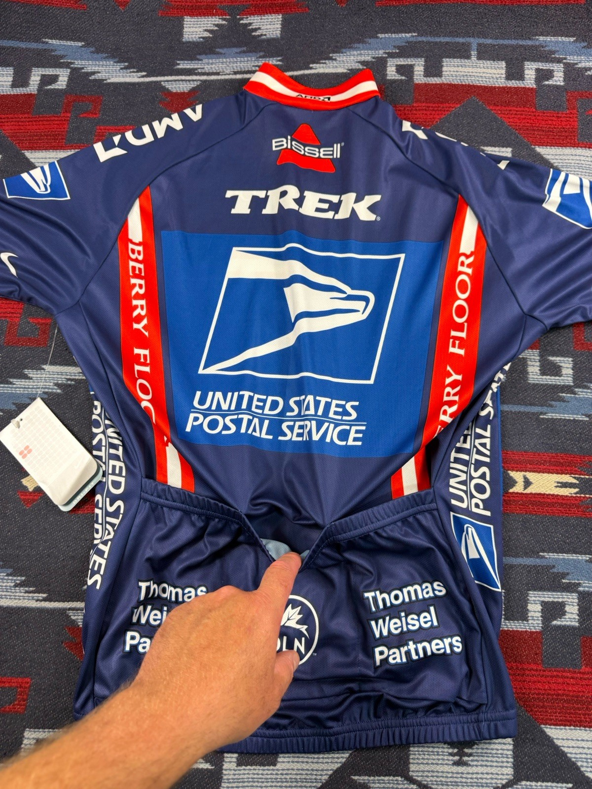 VTG Y2K NWT Nike USPS United States Postal Cycling Team Jersey Lance Armstrong L