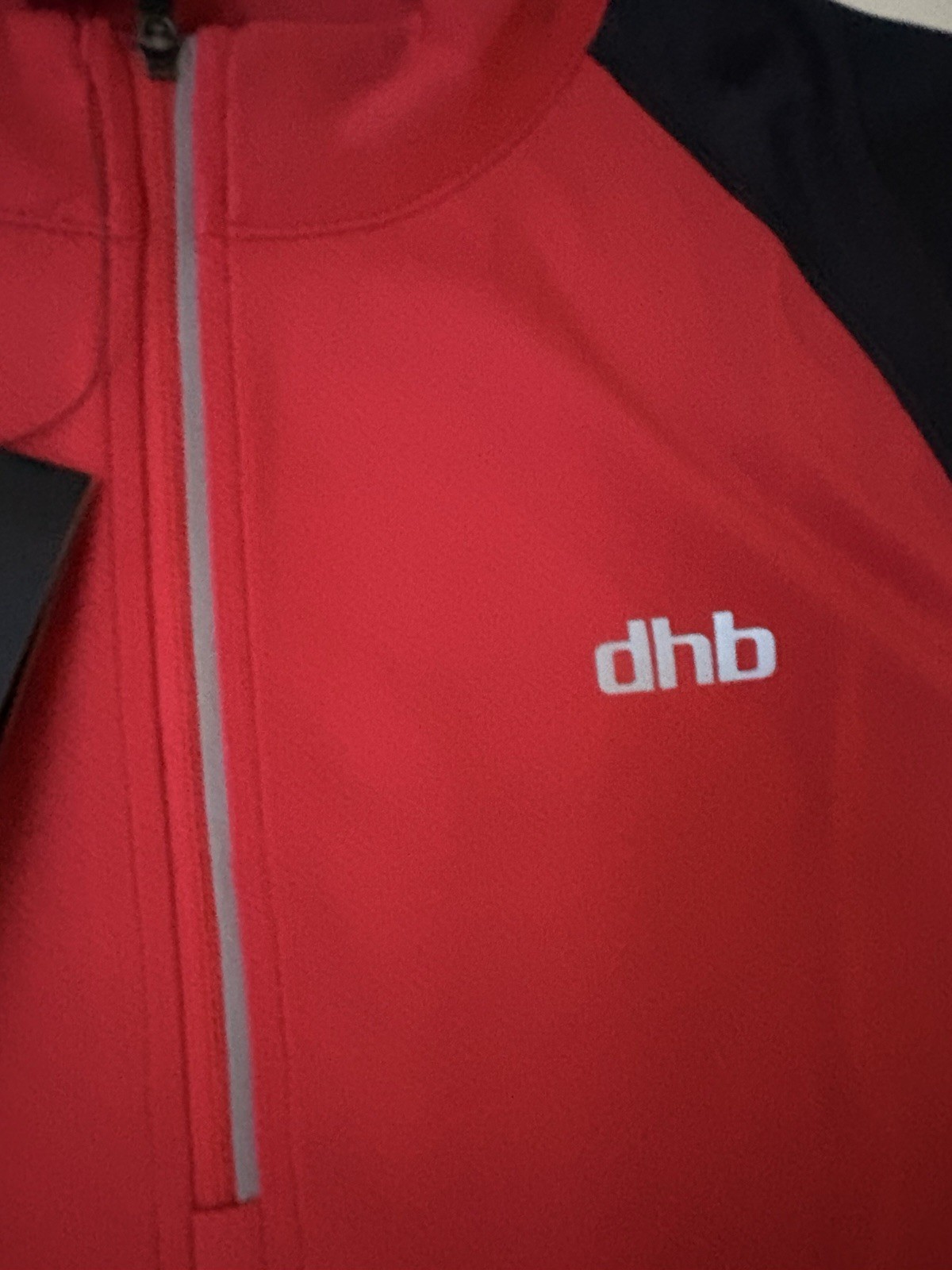 DHB Men’s Flashlight Cycling Jersey NWT Red And Black Large