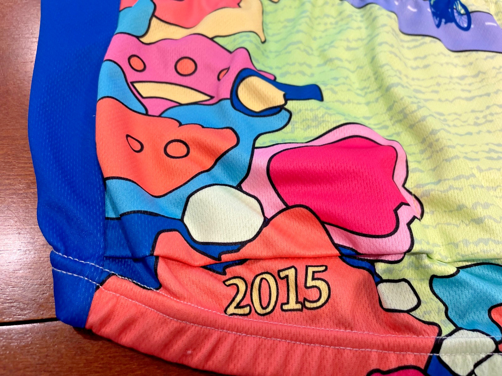 Let’s Ride Bicycle Shop Cycling Jersey Size XL – Colorful Primal 2015