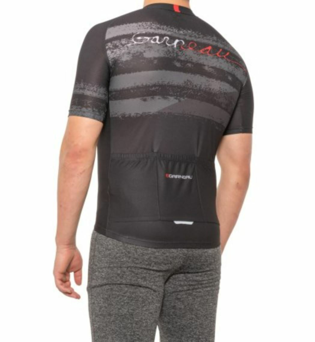 LOUIS GARNEAU men biking Tour 2 jersey FE42119 black 40UFA sz XXS $55