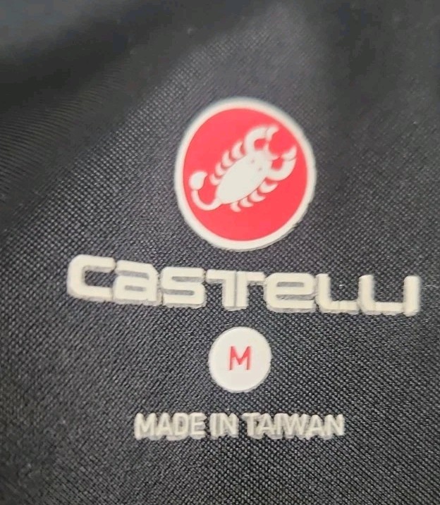 Official Castelli Women’s Black Compression Cycling Singlet Size Medium