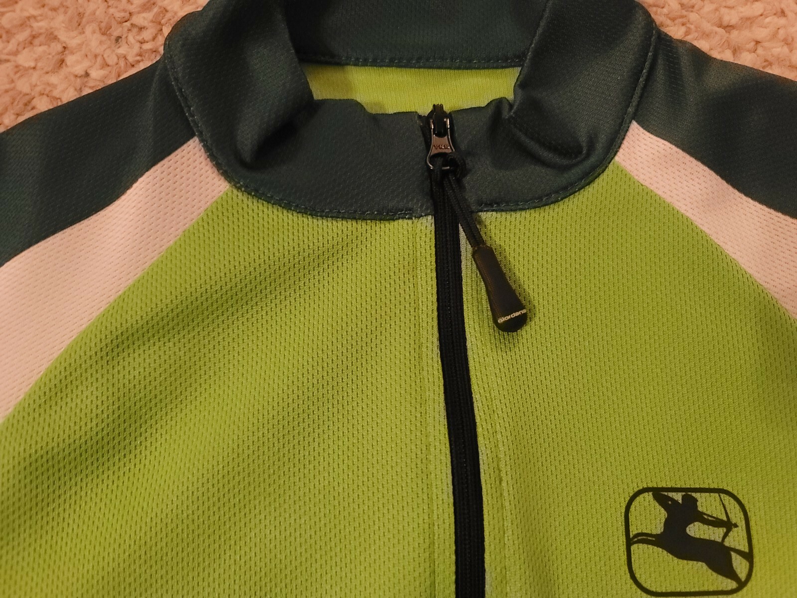 Giordana Ride Fit Unisex Kids Size XS 4-6 Jersey Cycling Shirt Full Zip Italy