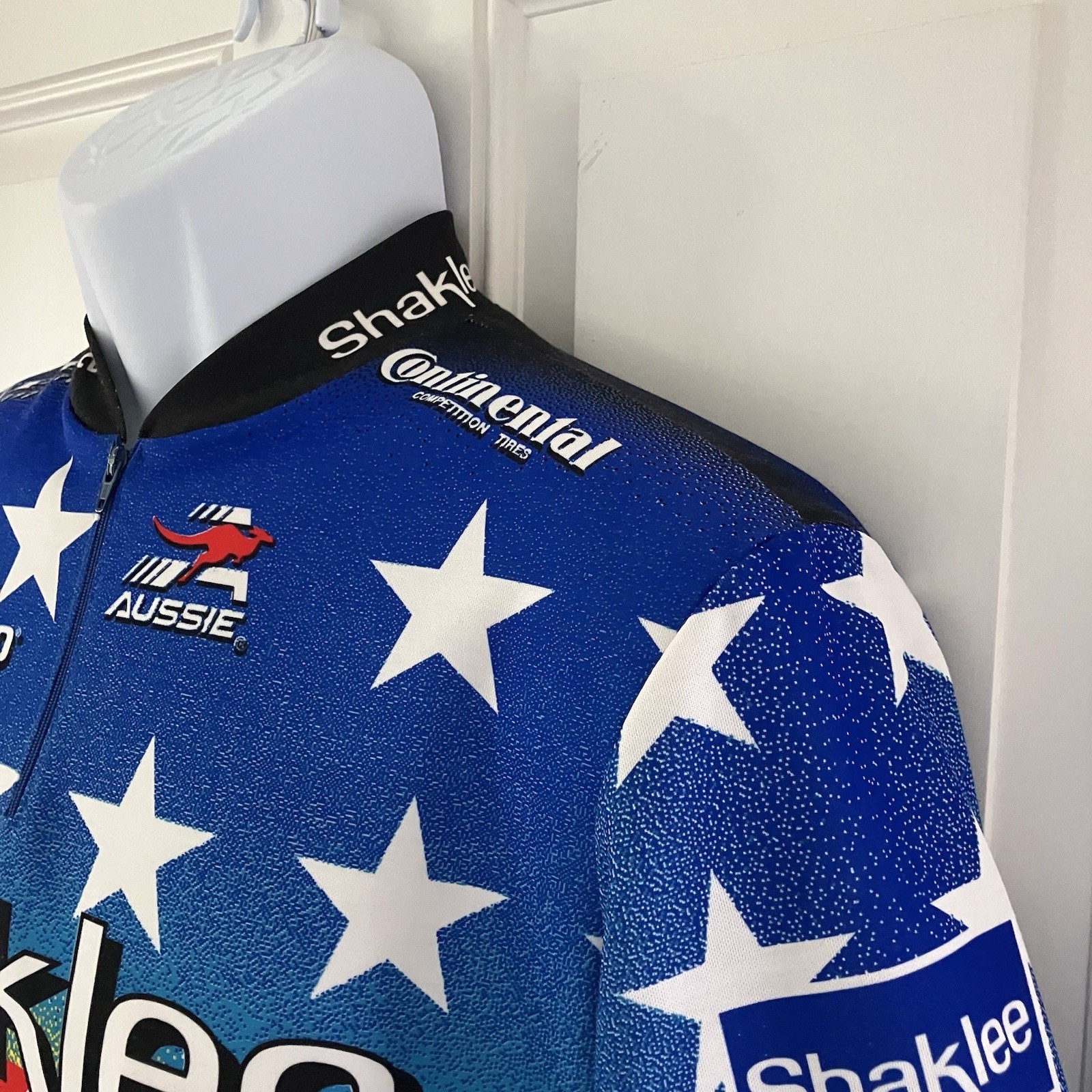 VTG 90’s Aussie Shaklee Pro Cycling Team USA National Champion Jersey Size L/XL
