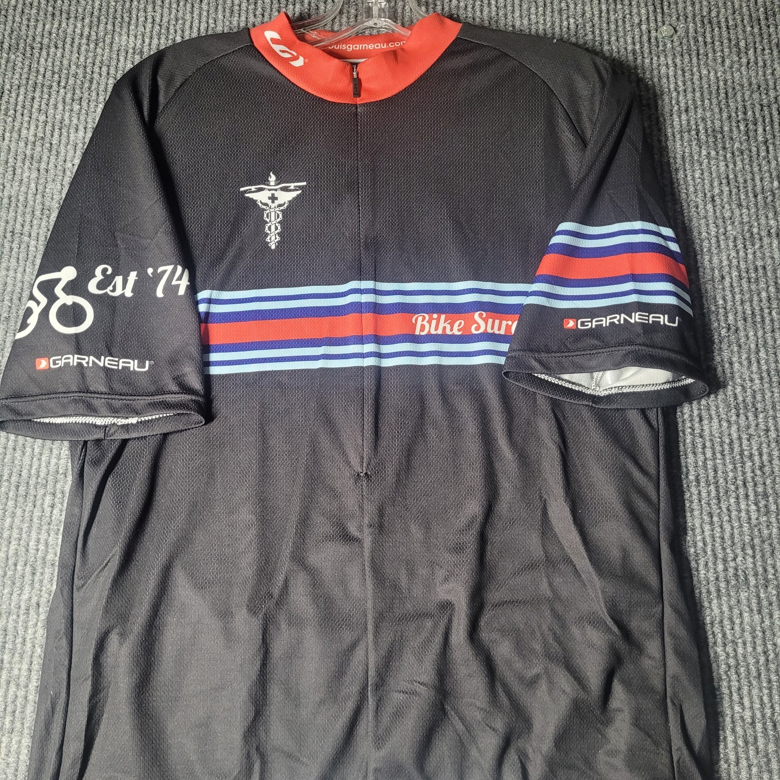 Louis Garneau Bike Surgeon Ride A Bike Cycling Jersey Size XL