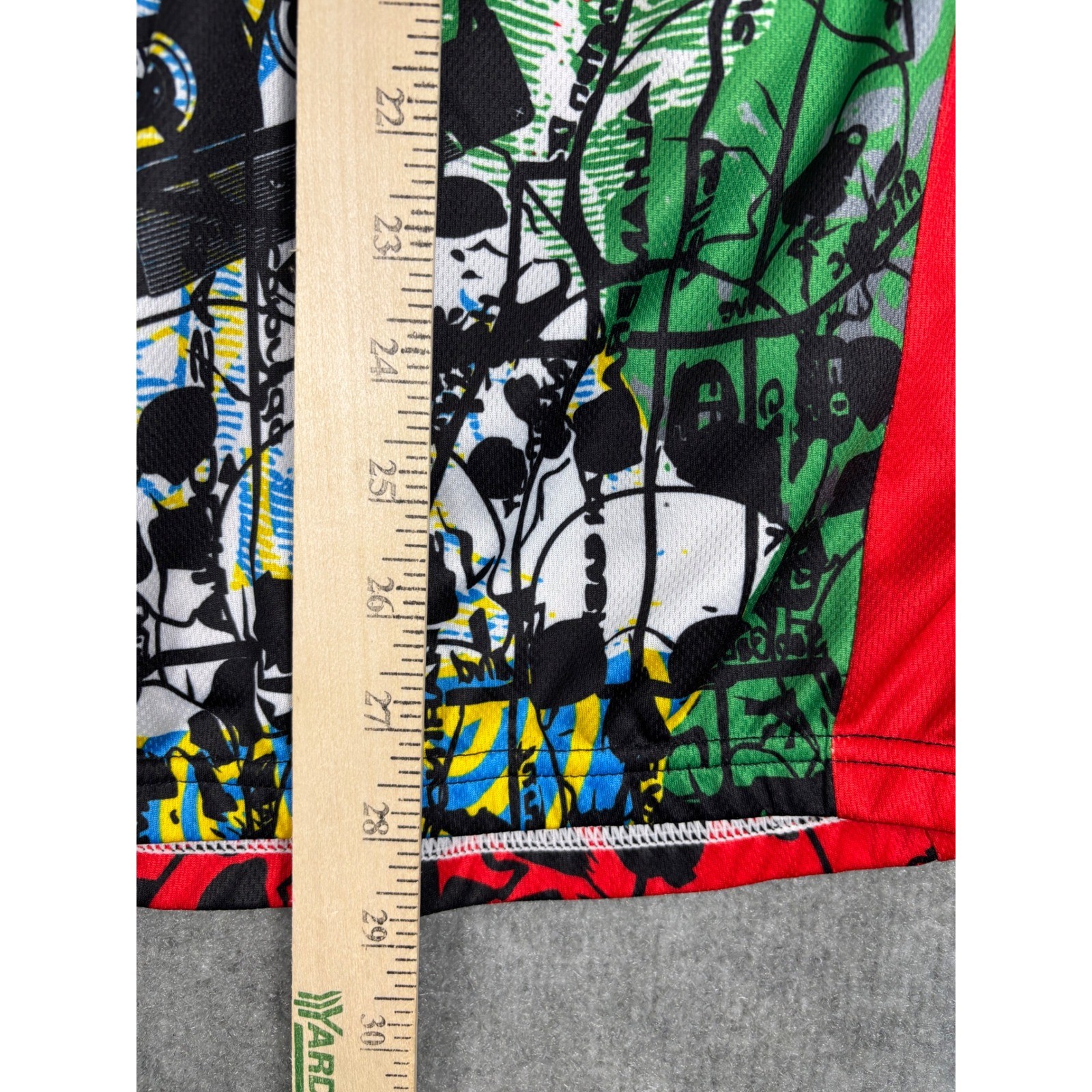 Primal Wear Cycling Jersey Graphic Print Short Sleeve 2XL Multicolor