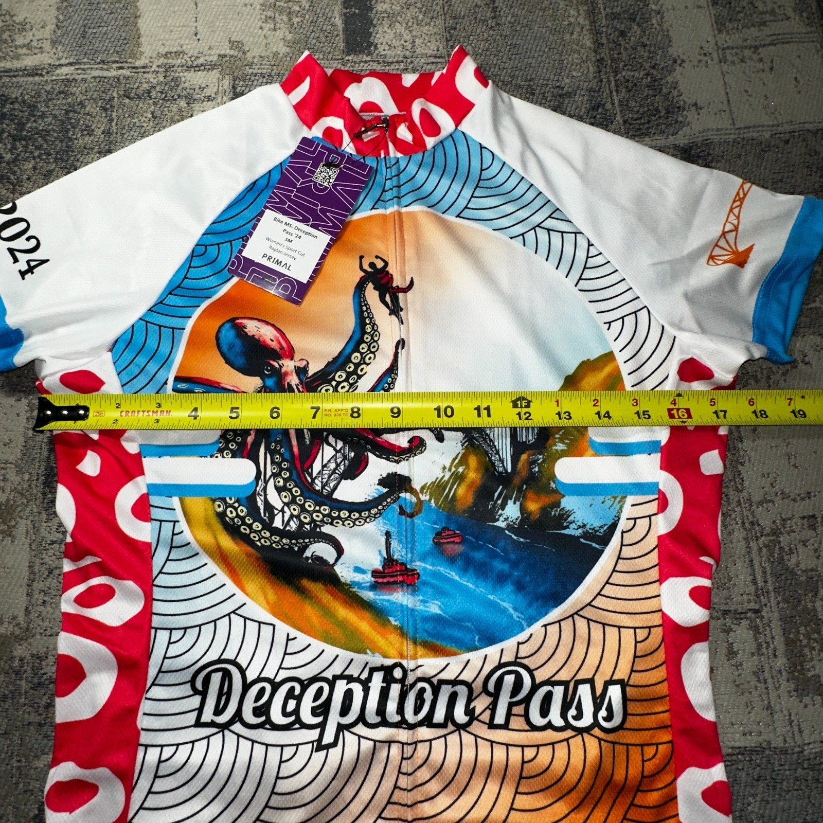 Primal Women’s Cycling Jersey S Deception Pass 2024 Sport Cut Bike NWT