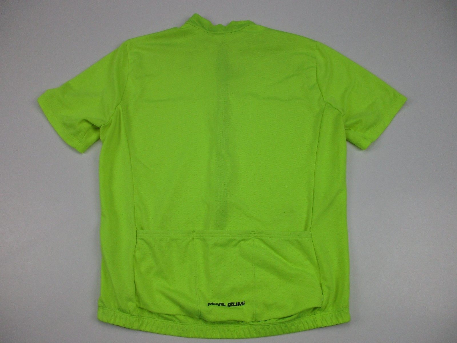 Lot 2 Mens Large Pearl Izumi Quest Cycling Jersey Full ZIp neon green