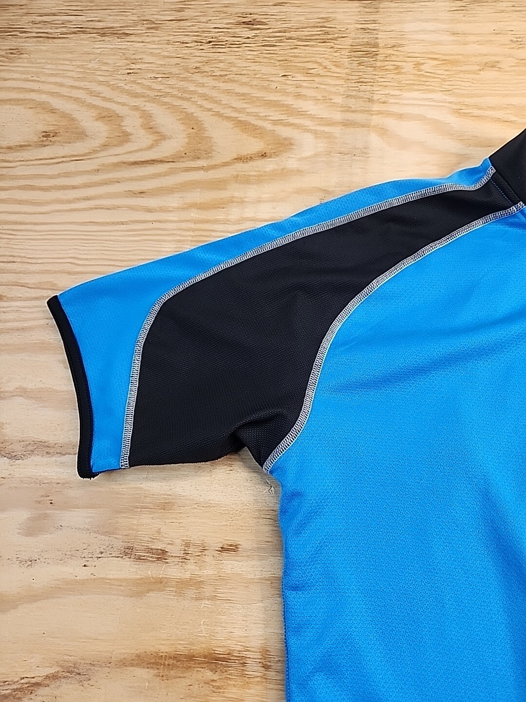 Canari 1/4 Zip Cycling Jersey Shirt Bicycle Blue Sporting Race Mens Large