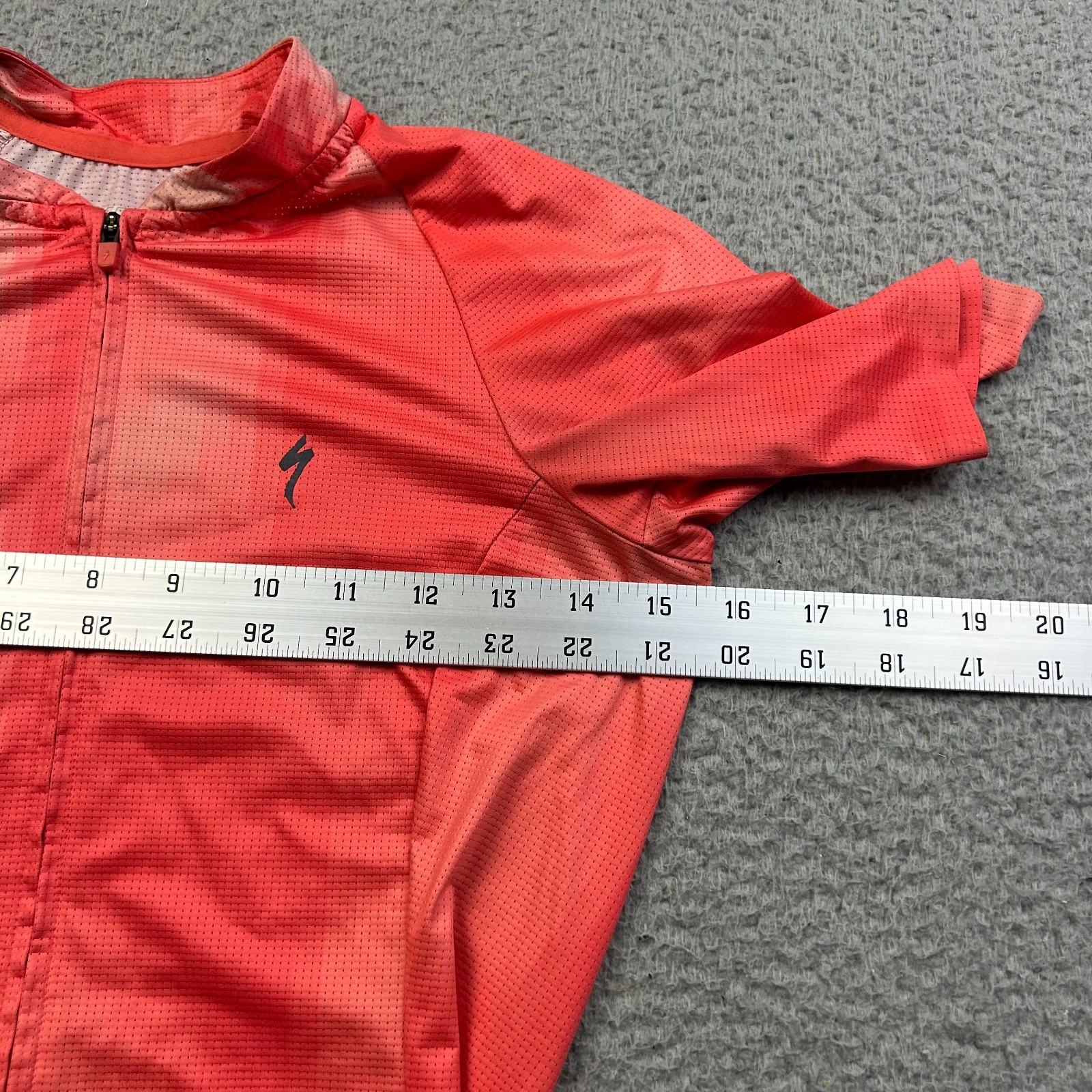 Specialized Women’s SL Air Distortion Jersey Size Small Vivid Coral Slim