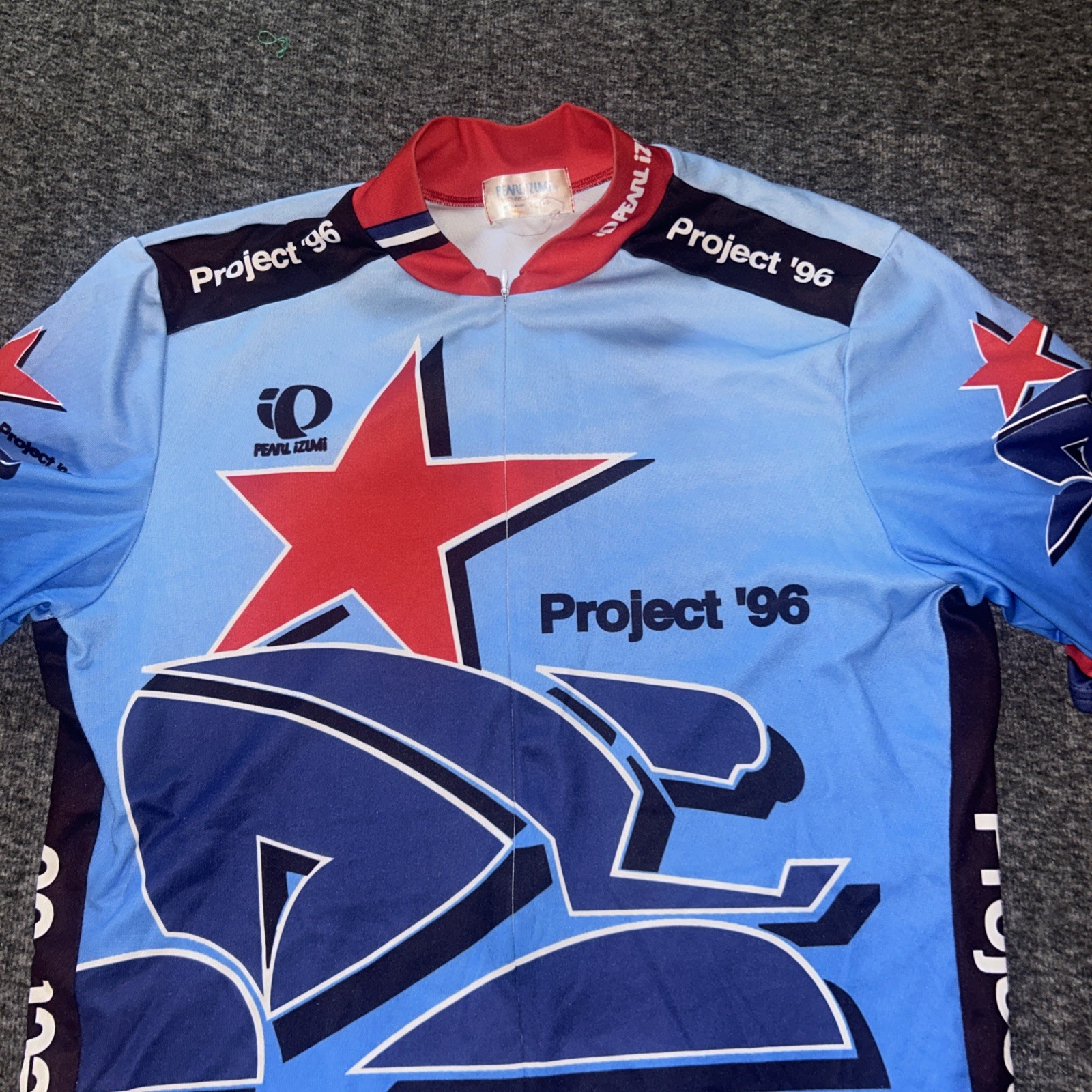 PROJECT 1996 PEARL IZUMI USA CYCLING TEAM JERSEY ADULT Large USPS 96 3/4 ZIP