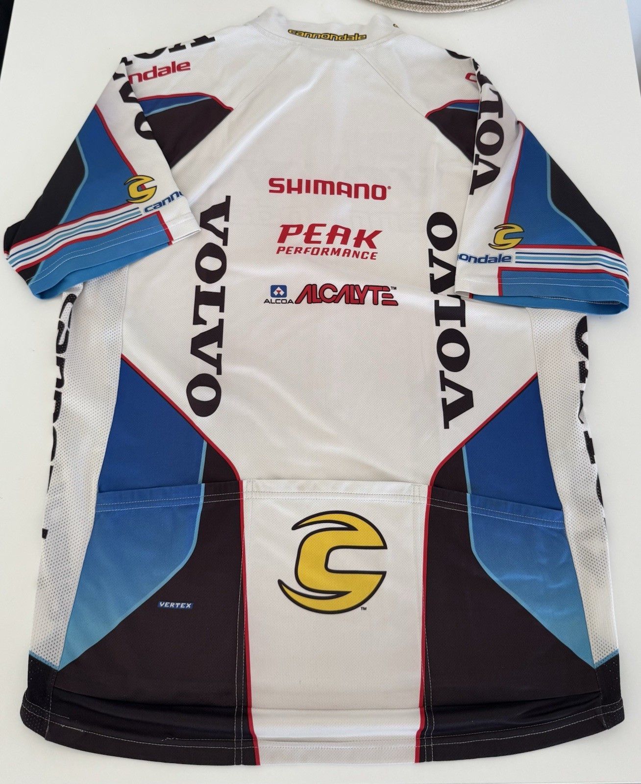 Cannondale Volvo Team Cycling Jersey – Size XL – Vintage Cycling Jersey